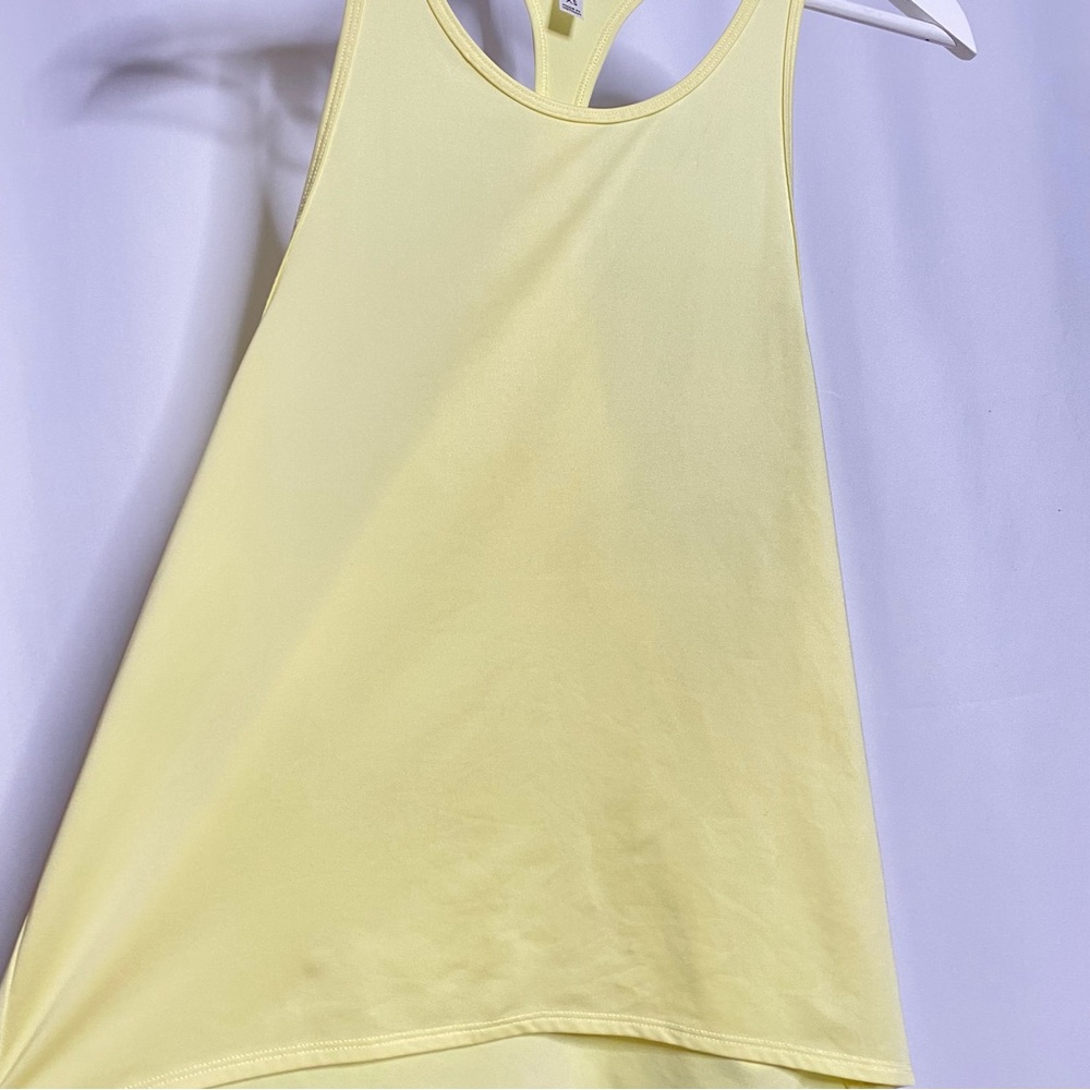 Fabletics Yellow Racerback Workout Tank Top • XS - Picture 3 of 4